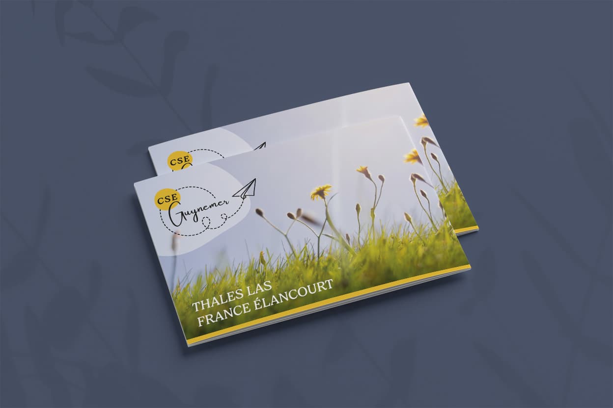 Livret d'accueil entreprise mis en page par une graphiste freelance B2B