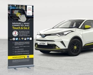 Kakémono pour TOYOTA FRANCE