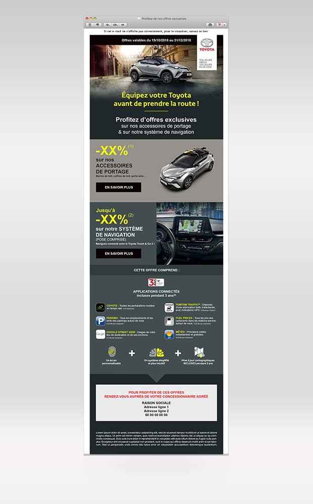 E-mailing Responsive - TOYOTA